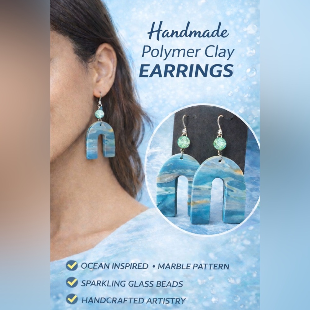 Handmade Polymer Clay Earings
